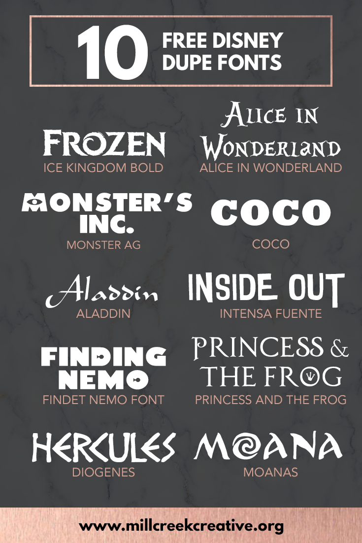 10-free-disney-dupe-fonts-mill-creek-creative